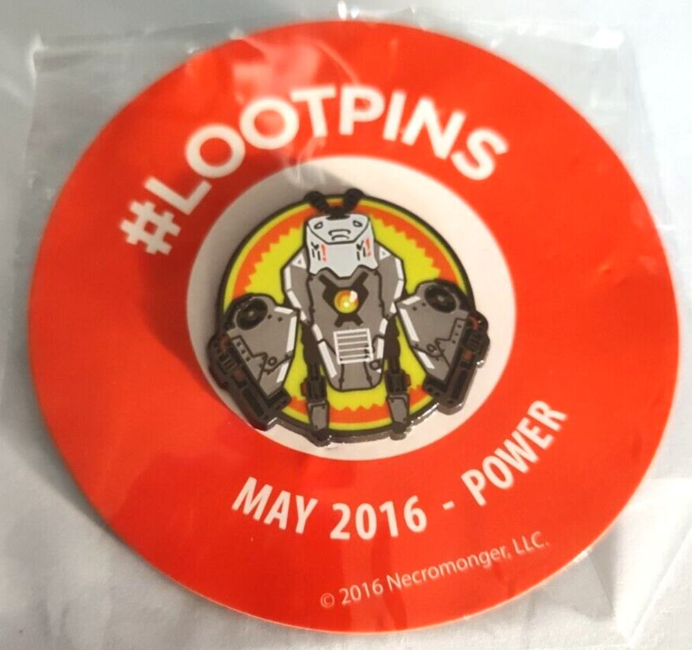 Steampunk Robot Retro Necromonger Power Pin Lootcrate Exclusive